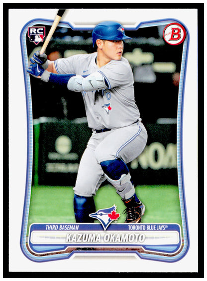 2026 Bowman Kazuma Okamoto Card Rookie Toronto Blue Jays