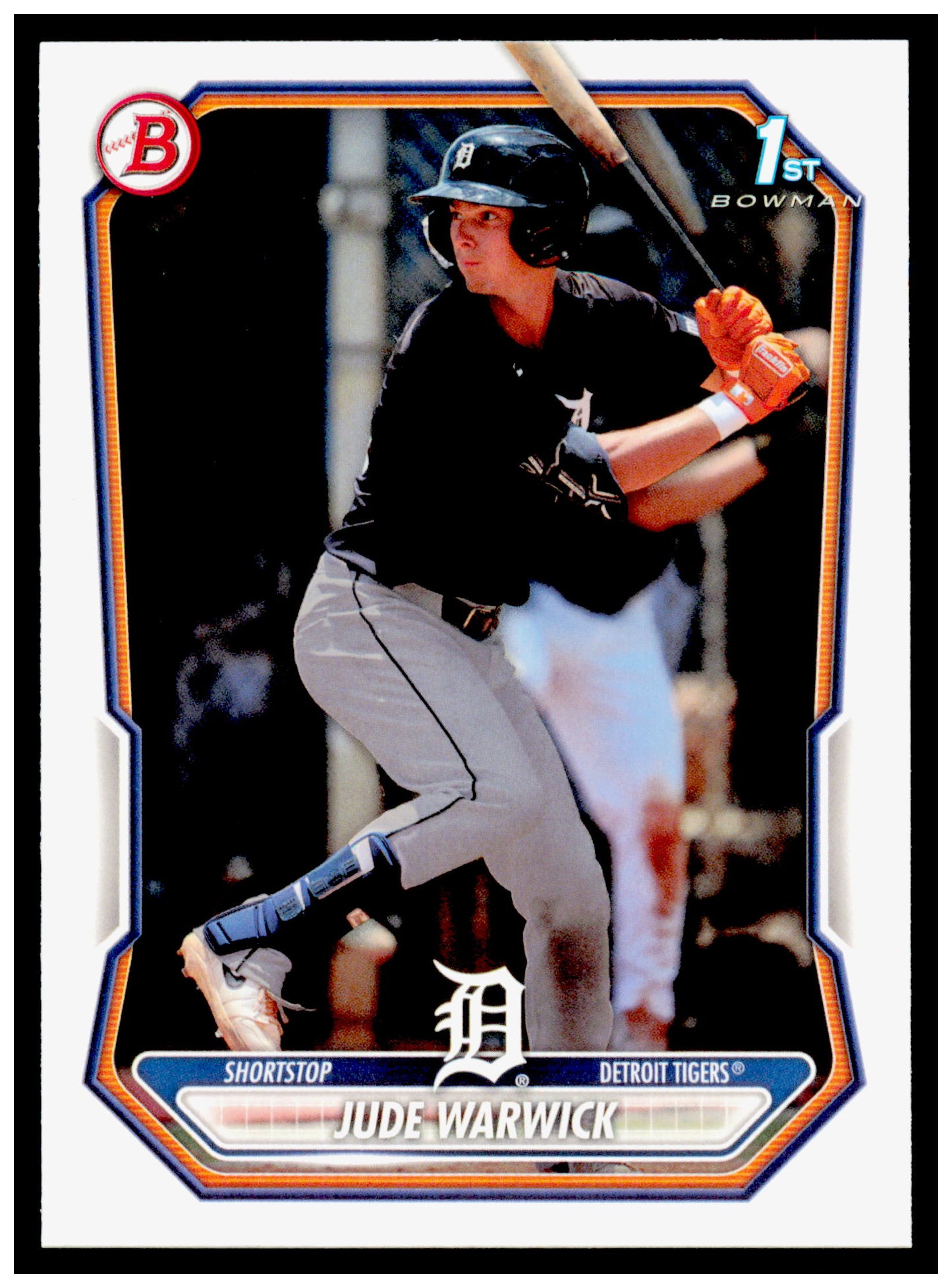 2026 Bowman Jude Warwick Card Prospects Detroit Tigers