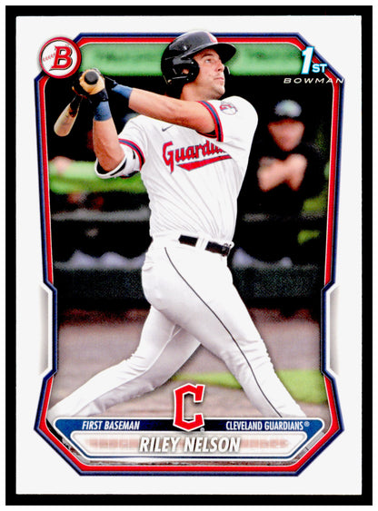 2026 Bowman Riley Nelson Card Prospects Cleveland Guardians
