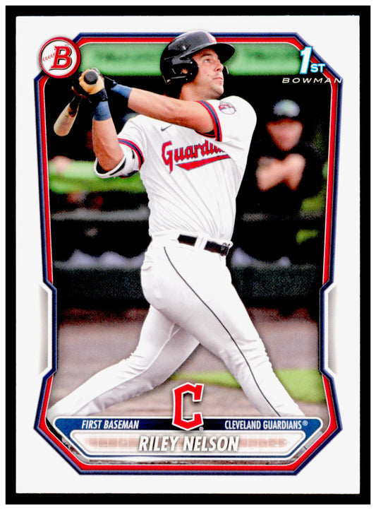 2026 Bowman Riley Nelson Card Prospects Cleveland Guardians