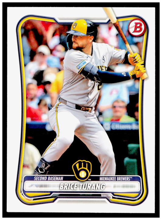 2026 Bowman Brice Turang Card Milwaukee Brewers