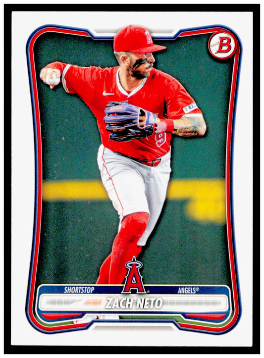 2026 Bowman Zach Neto Card Los Angeles Angels