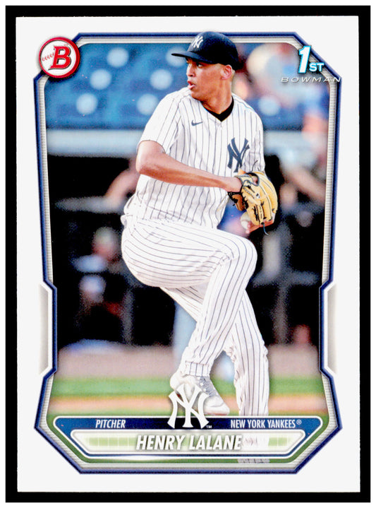 2026 Bowman Henry Lalane Card Prospects New York Yankees