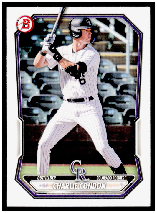 2026 Bowman Charlie Condon Card Prospects Colorado Rockies