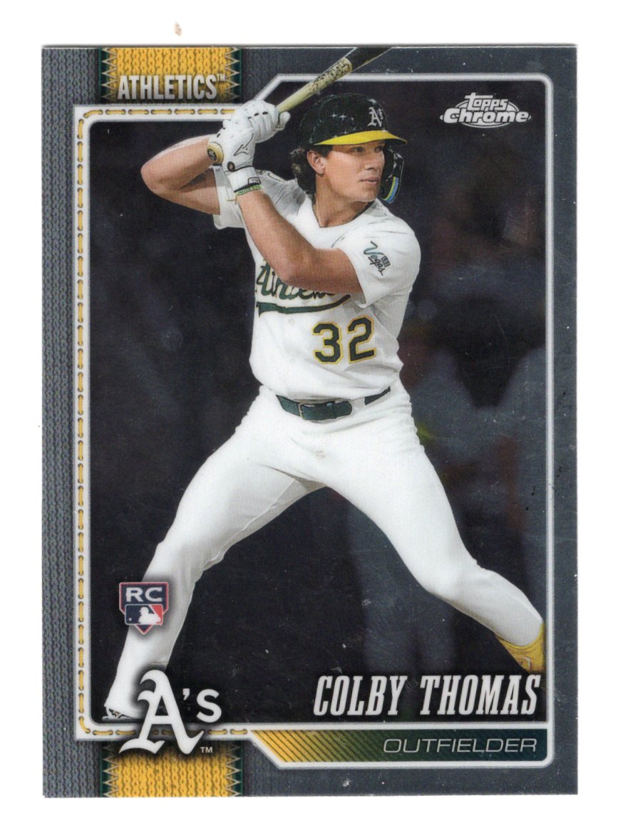 2026 Topps Chrome Colby Thomas RC #147 Rookie Card Athletics