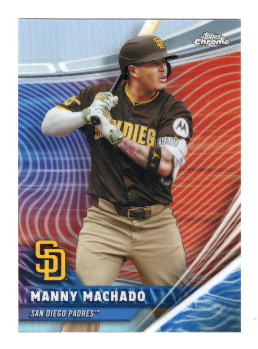 2026 Topps Chrome Manny Machado Chrome Rivals Insert #RVA-3 San Diego Padres
