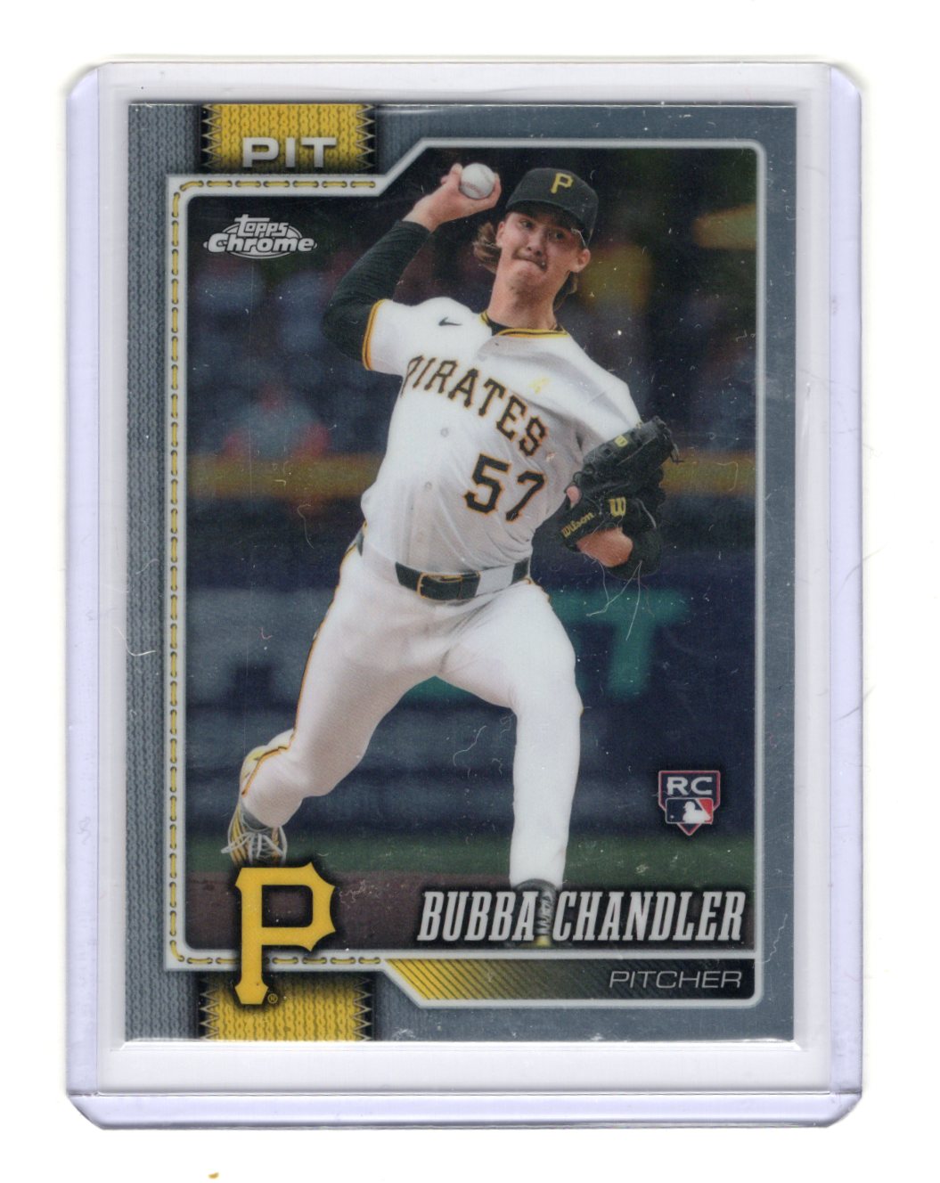 2026 Topps Chrome Bubba Chandler Card Rookie Pittsburgh Pirates