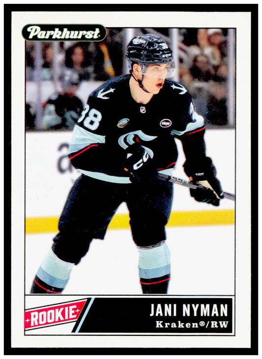 2025-26 Parkhurst Jani Nyman Card Rookie Seattle Kraken