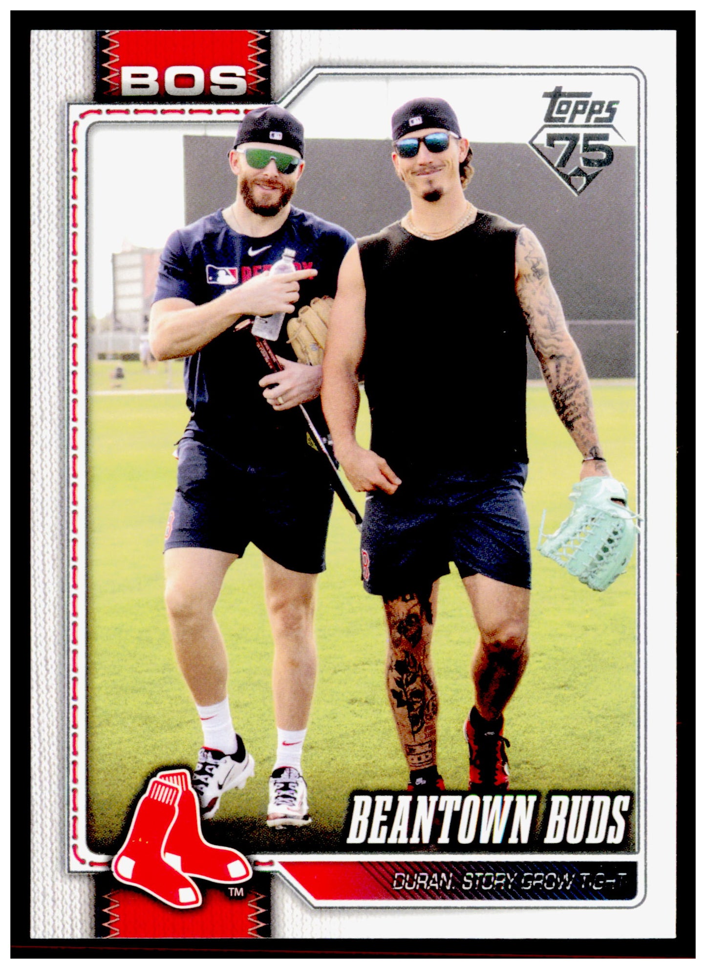 2026 Topps Beantown Buds (Jarren Duran / Trevor Story) Card Boston Red Sox