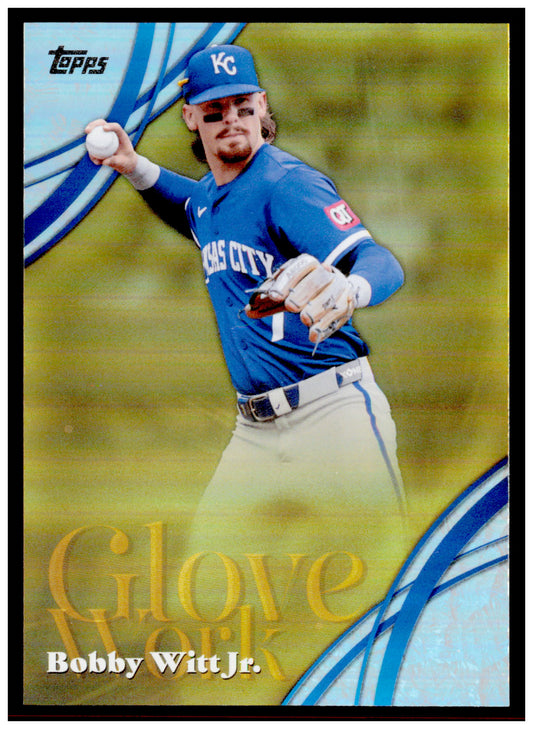 2026 Topps Bobby Witt Jr. Card Glove Work Kansas City Royals