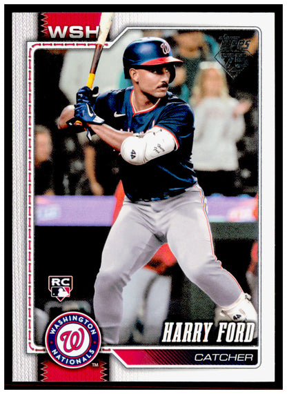 2026 Topps Harry Ford Card Rookie Washington Nationals