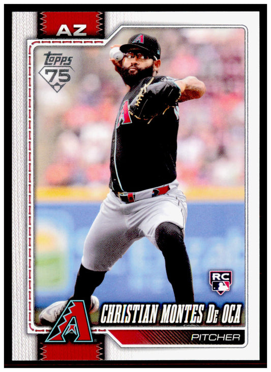 2026 Topps Christian Montes De Oca Card Rookie Arizona Diamondbacks