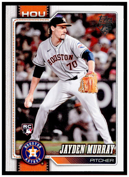 2026 Topps Jayden Murray Card Rookie Houston Astros
