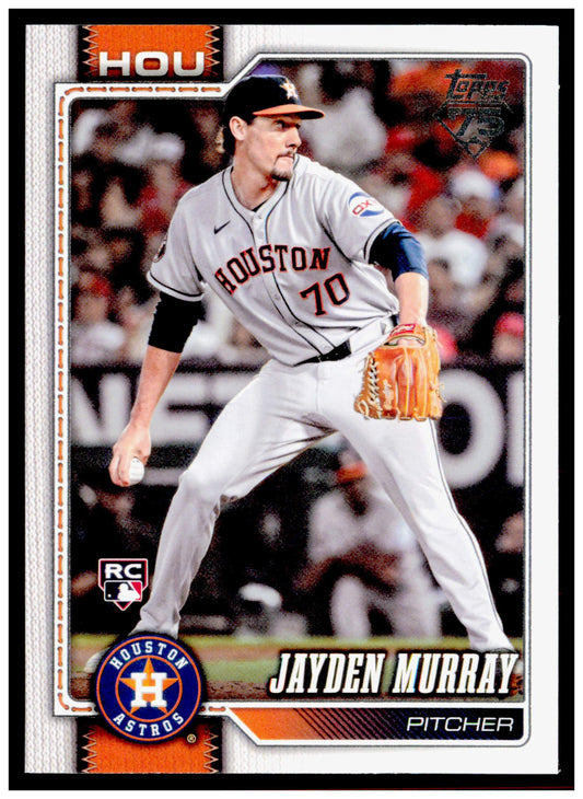 2026 Topps Jayden Murray Card Rookie Houston Astros
