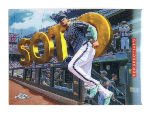 2026 Topps Chrome Juan Soto Card Perspectives New York Mets