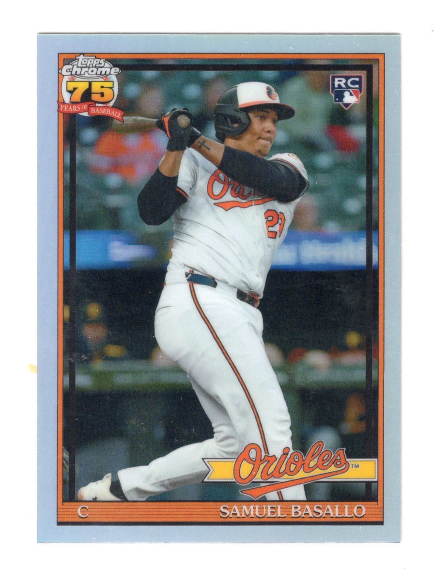 2026 Topps Chrome Samuel Basallo Card 1991 Topps Chrome Baseball Baltimore