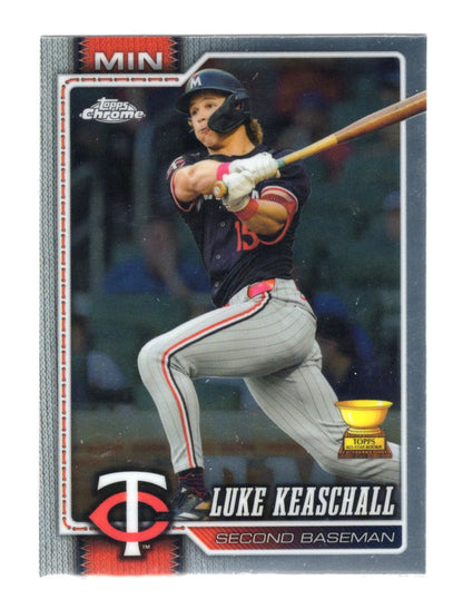 2026 Topps Chrome Luke Keaschall Card Minnesota Twins