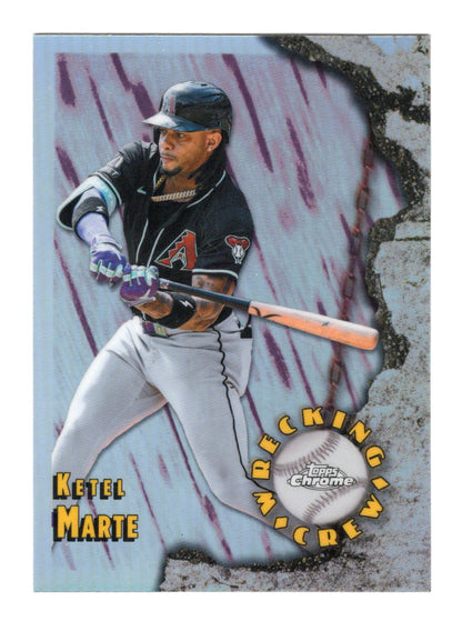 2026 Topps Chrome Ketel Marte Card Wrecking Crew Arizona Diamondbacks