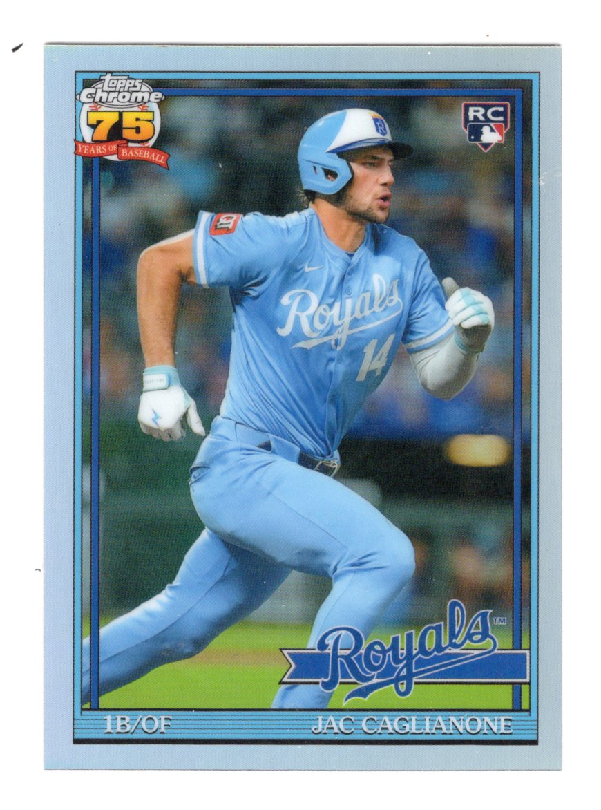 2026 Topps Chrome Jac Caglianone 1991 Topps Chrome Baseball Kansas City Royals