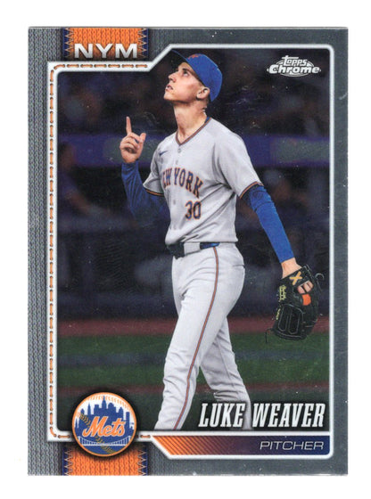 2026 Topps Chrome Luke Weaver Card New York Mets
