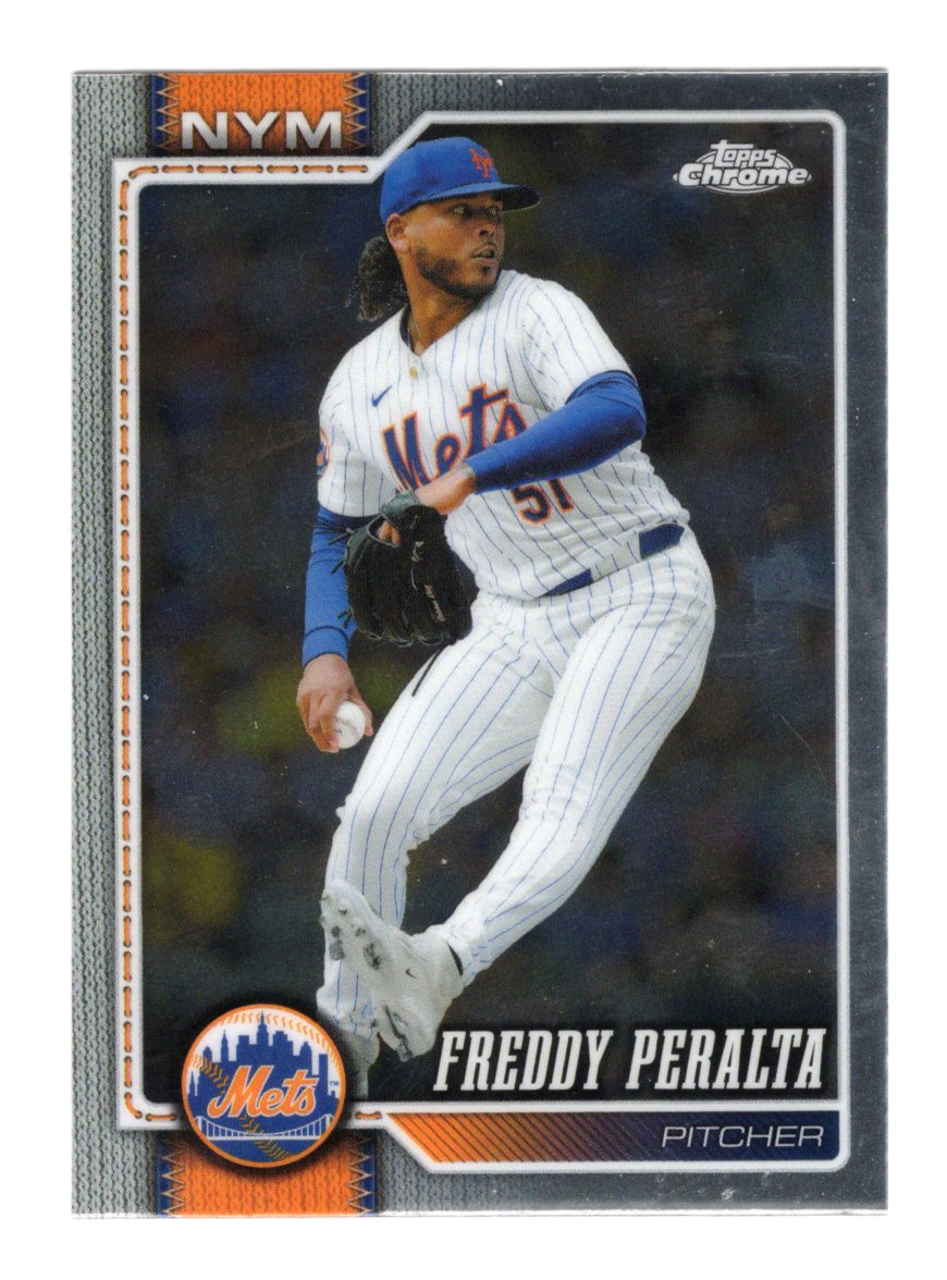 2026 Topps Chrome Freddy Peralta Card New York Mets
