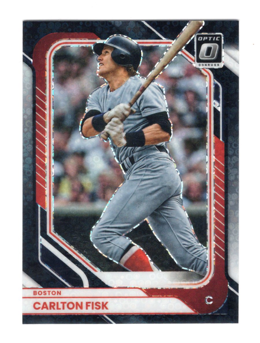 2026 Donruss Carlton Fisk Card Optic Circles Boston Red Sox