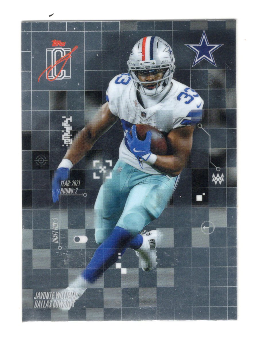 2025 Topps Signature Class Javonte Williams Card After Image Denver Broncos