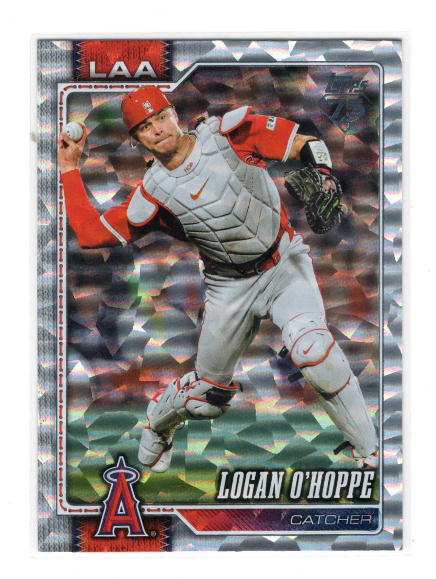 2026 Topps Logan O'Hoppe Card Diamante Foil Los Angeles Angels