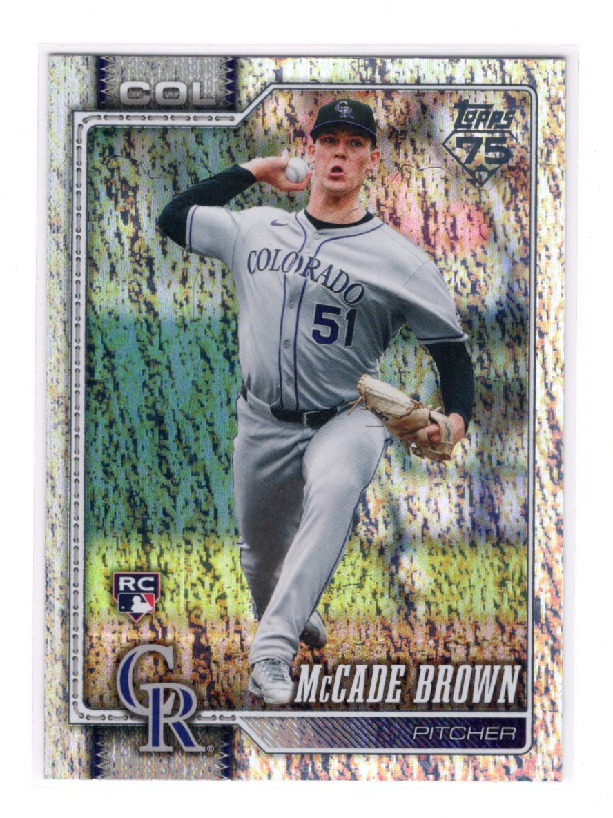 2026 Topps McCade Brown Card Holo Foil Colorado Rockies