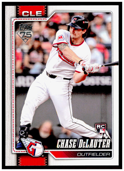 2026 Topps Chase DeLauter Card Rookie Cleveland Guardians