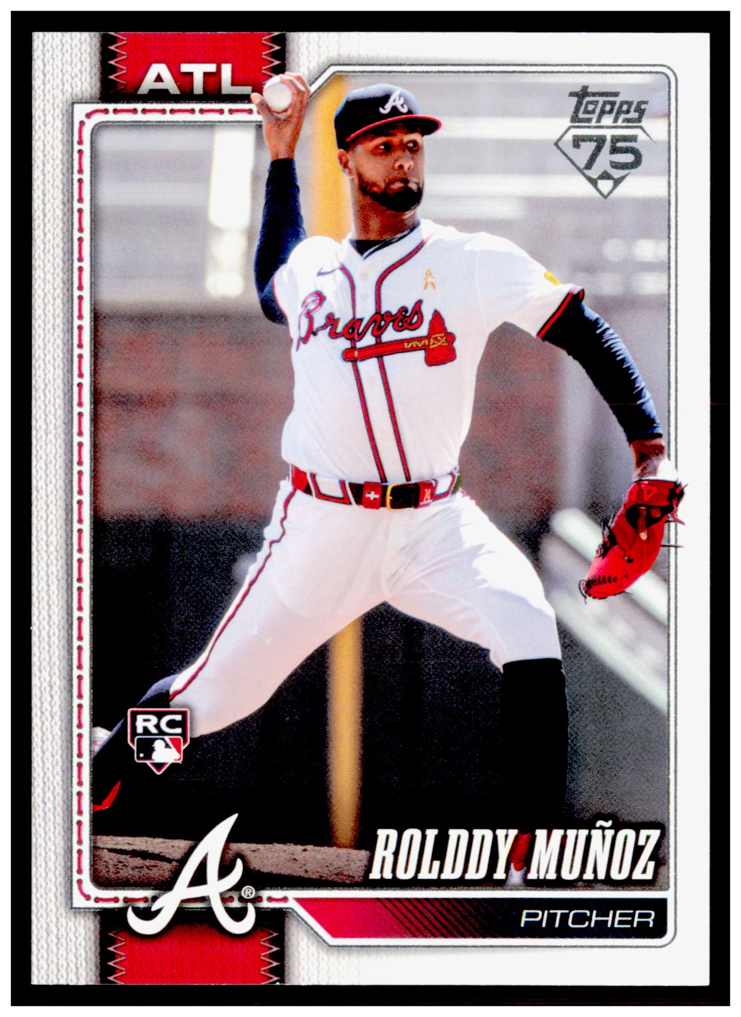 2026 Topps Rolddy Muñoz Card Rookie Atlanta Braves