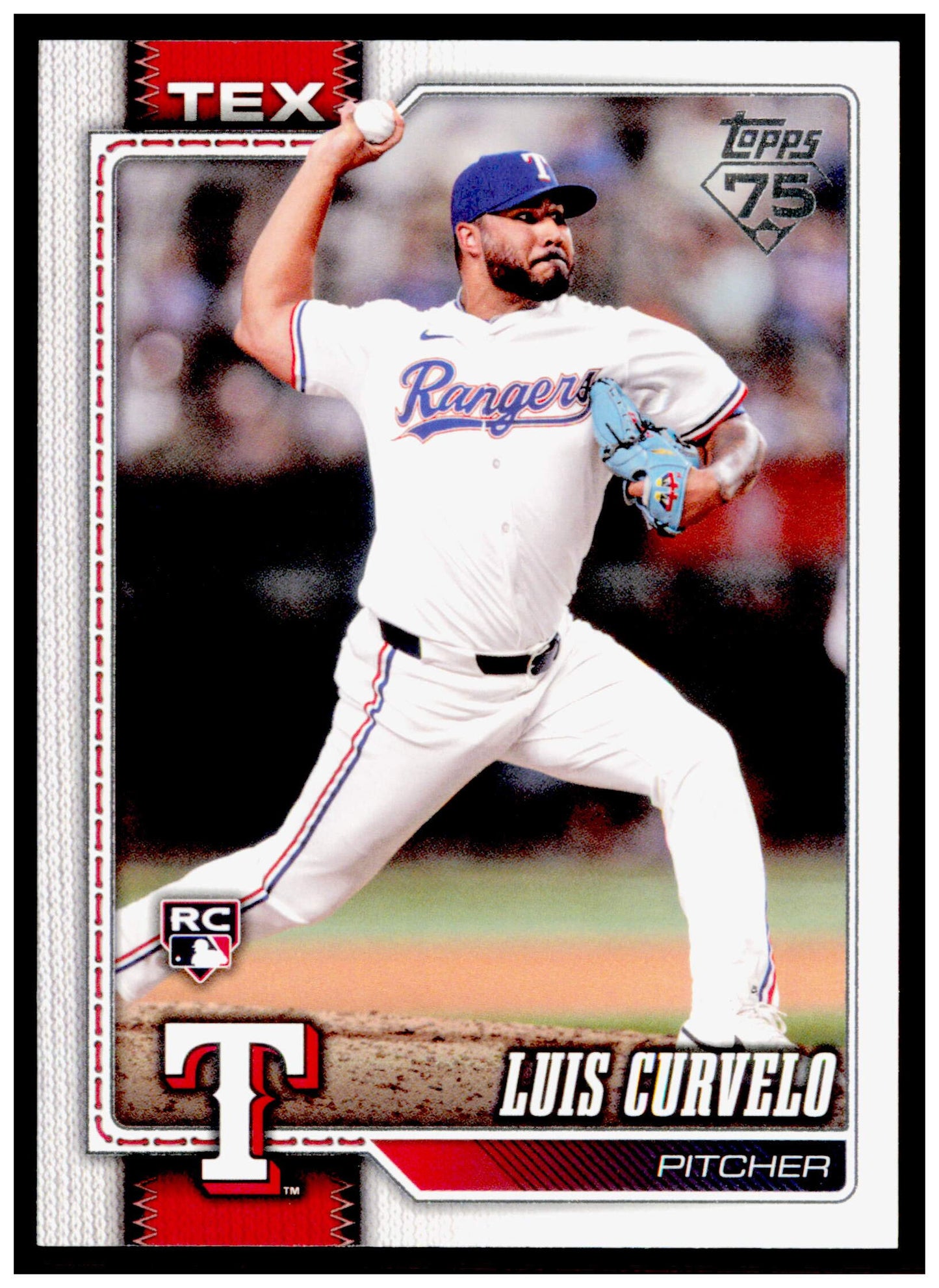 2026 Topps Luis Curvelo Card Rookie Texas Rangers