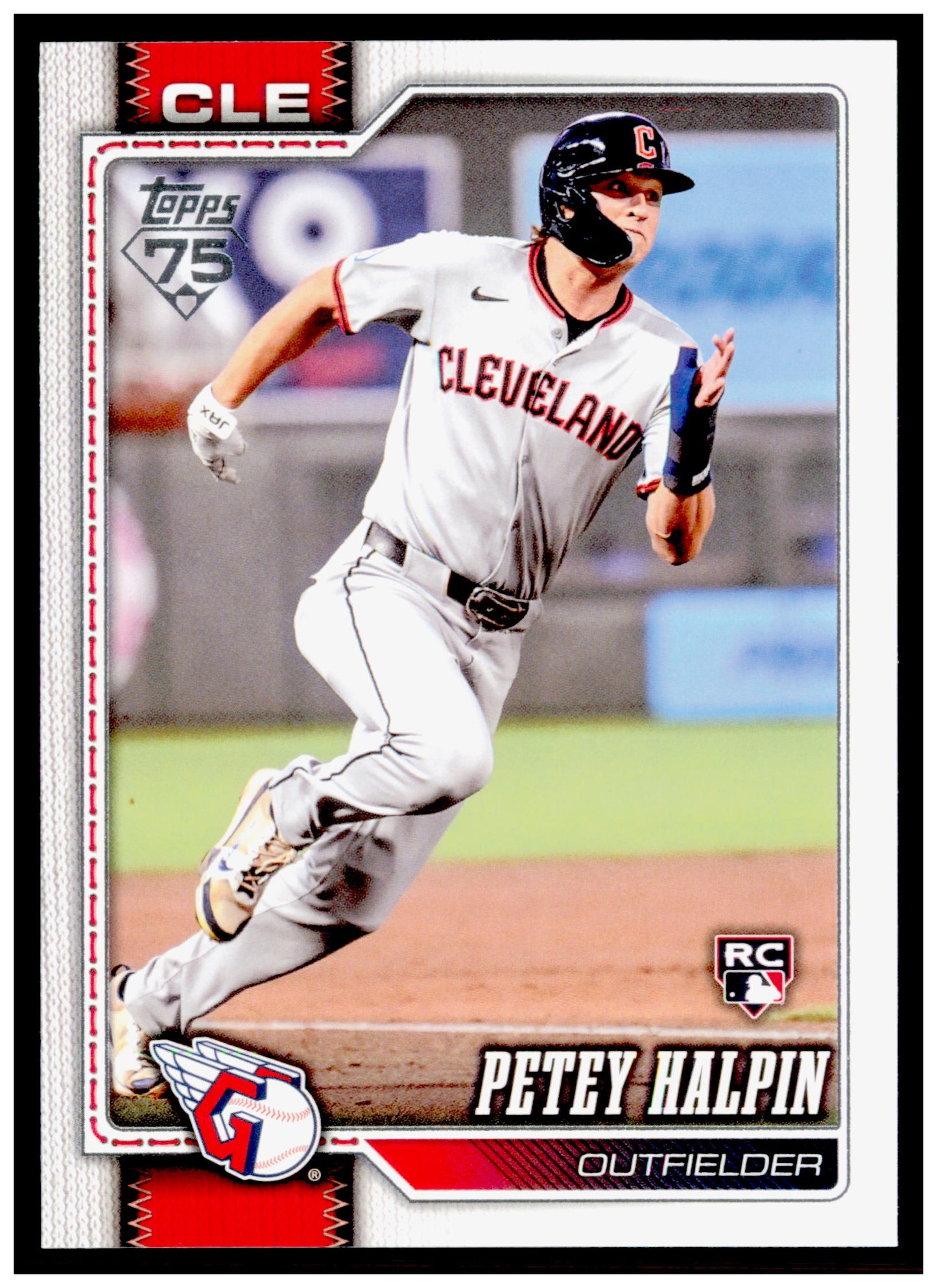 2026 Topps Petey Halpin Card Rookie Cleveland Guardians