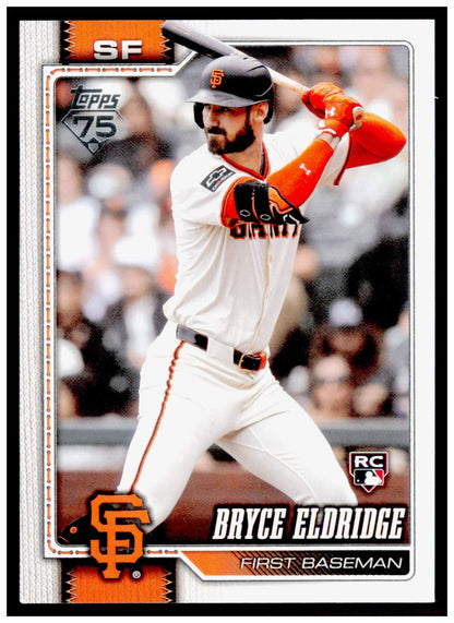 2026 Topps Bryce Eldridge Card Rookie San Francisco Giants