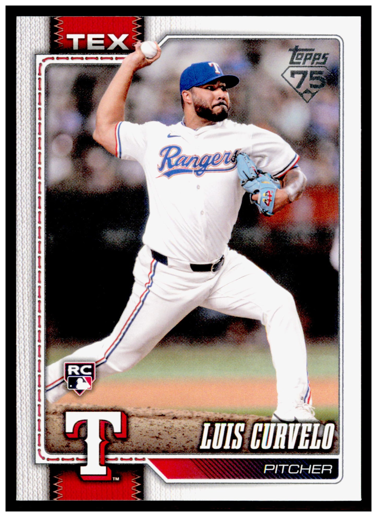 2026 Topps Luis Curvelo Card Rookie Texas Rangers