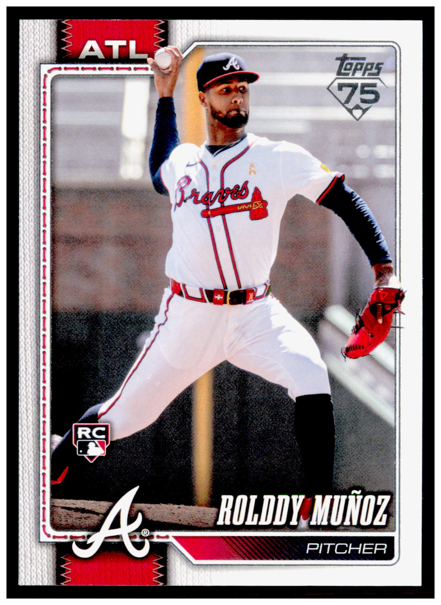 2026 Topps Rolddy Muñoz Card Rookie Atlanta Braves