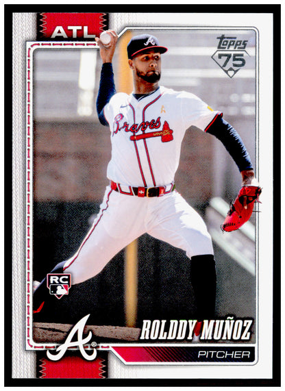 2026 Topps Rolddy Muñoz Card Rookie Atlanta Braves