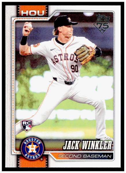 2026 Topps Jack Winkler Card Rookie Houston Astros