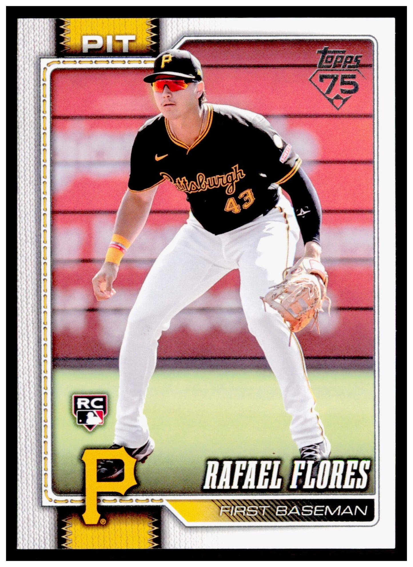 2026 Topps Rafael Flores Card Rookie Pittsburgh Pirates