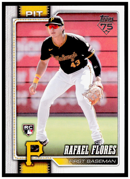 2026 Topps Rafael Flores Card Rookie Pittsburgh Pirates