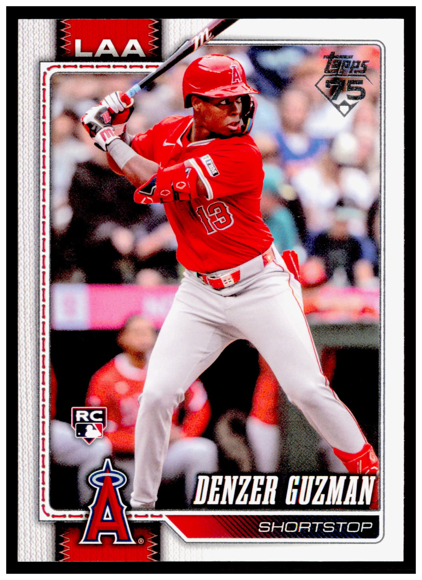 2026 Topps Denzer Guzman Card Rookie Los Angeles Angels