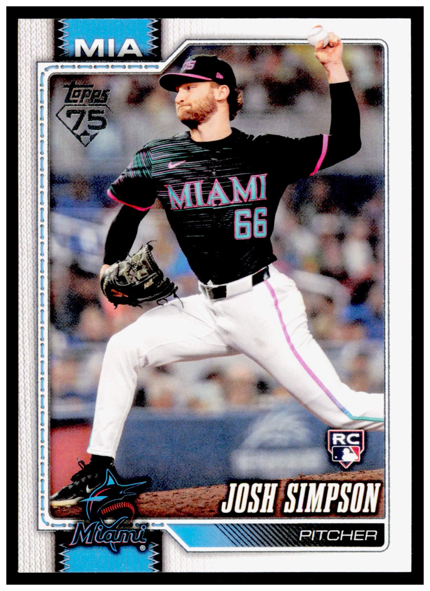 2026 Topps Josh Simpson Card Rookie Miami Marlins