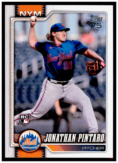 2026 Topps Jonathan Pintaro Card Rookie New York Mets