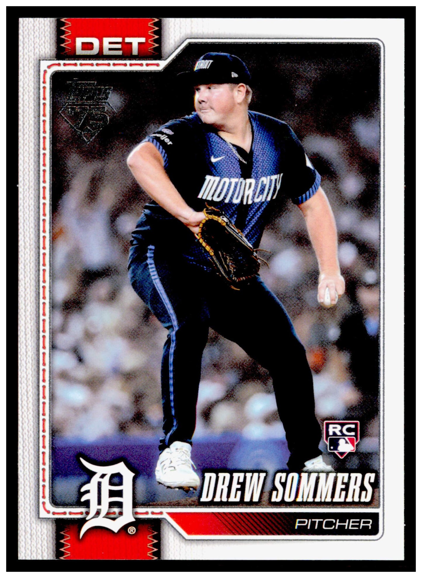 2026 Topps Drew Sommers Card Rookie Detroit Tigers