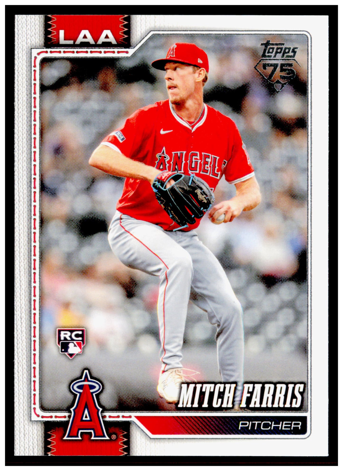 2026 Topps Mitch Farris Card Rookie Los Angeles Angels