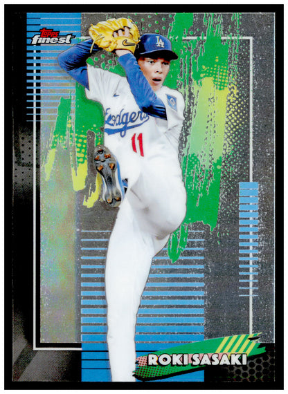 2026 Topps Finest Roki Sasaki Card Los Angeles Dodgers