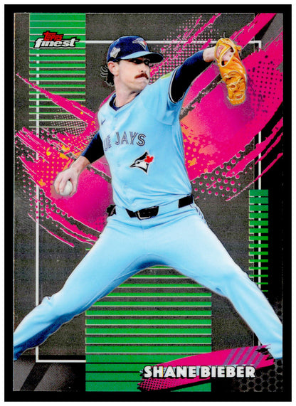 2026 Topps Finest Shane Bieber Card Toronto Blue Jays
