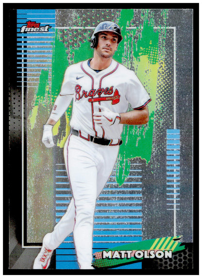 2026 Topps Finest Matt Olson Card Atlanta Braves