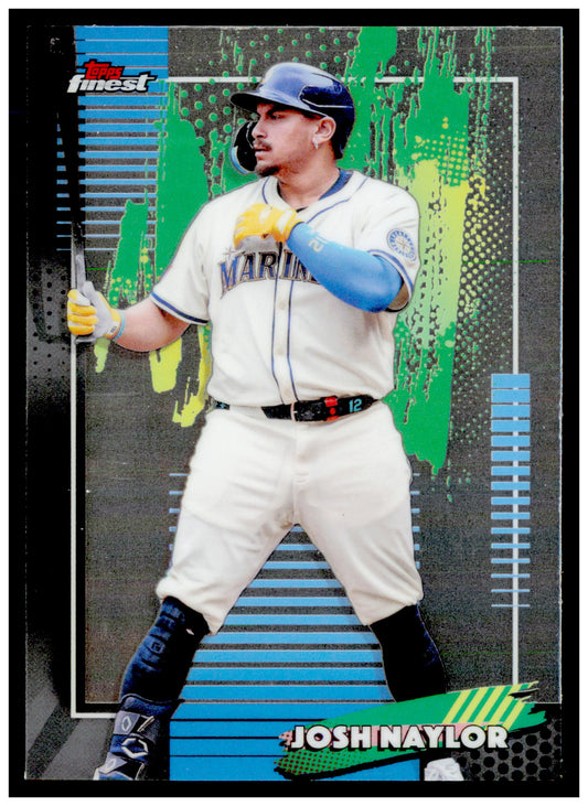 2026 Topps Finest Josh Naylor Card Seattle Mariners