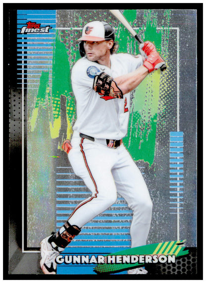 2026 Topps Finest Gunnar Henderson Card Baltimore Orioles